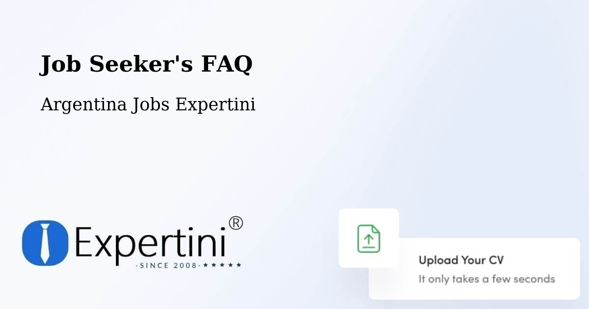 Job Seeker FAQ – Centenario - Argentina Jobs Expertini